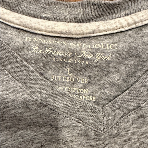 Banana Republic Gray Graphic Tee - Picture 2 of 2
